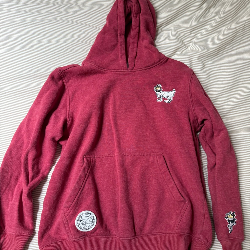 GOAT USA red/pink hoodie Large